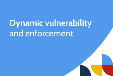 Dynamic vulnerability and enforcement